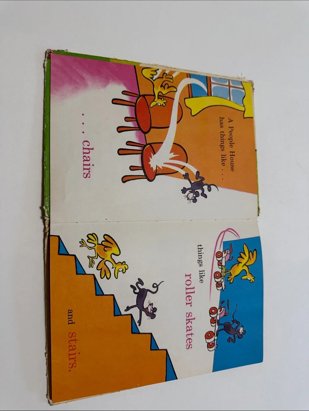 Vintage 1972 In A People House Children’s Book Hardcover by Theo LeSieg